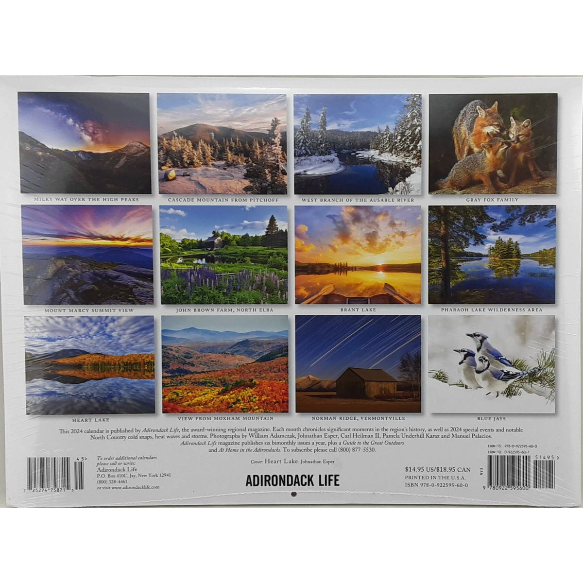 2024 Adirondack Life Calendar The ADKX Store