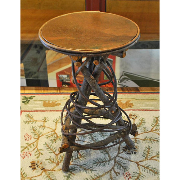 Copper Top Round Accent Table (Available for Pick-Up Only)
