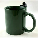Hanging Black Bear Mug (Green)