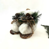 Fluffy Snowshoe Ornament