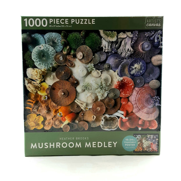 Mushroom Medley Jigsaw Puzzle (1,000 piece)