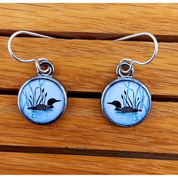 Seed and Sky Painting Earrings (various styles and sizes)