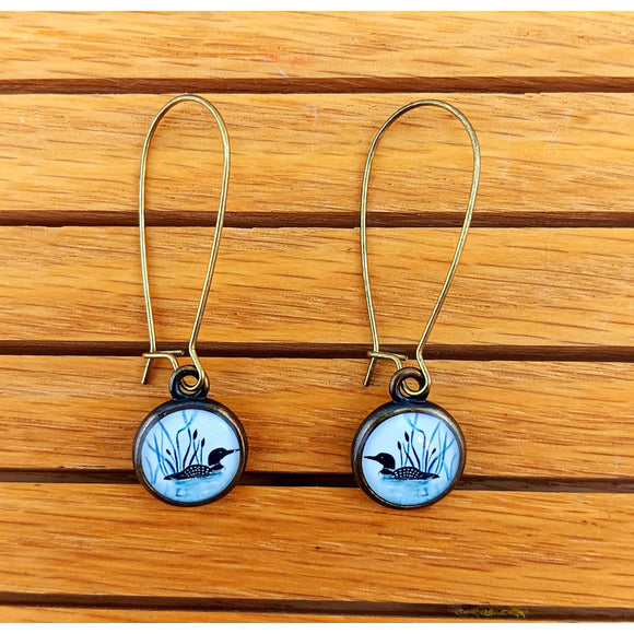 Seed and Sky Painting Earrings (various styles and sizes)