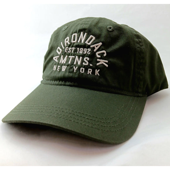 'ADK MTNS, NY EST. 1892' Hat (green)