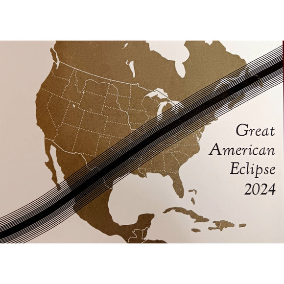 'Great American Eclipse 2024' Keepsake Card
