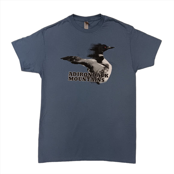'Adirondack Mountains' Loon and Trees Tee