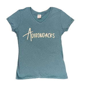 'Adirondacks' V-Neck Tee (Two Colors)