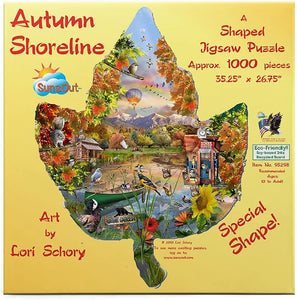 Autumn Shoreline Jigsaw Puzzle- 1,000 pieces