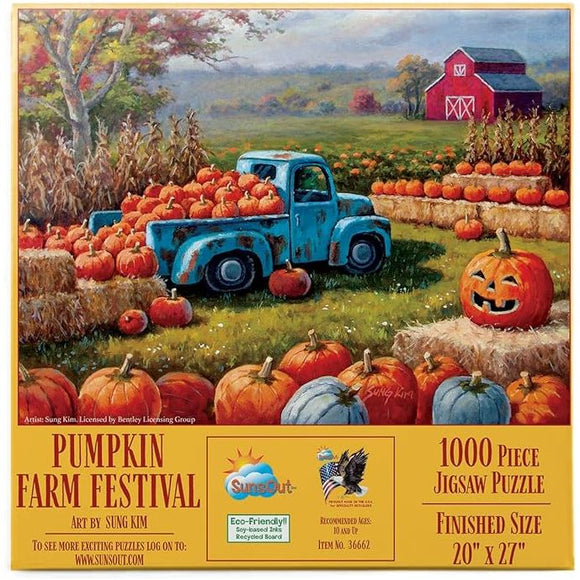 Pumpkin Farm Festival Jigsaw Puzzle- 1,000 pieces