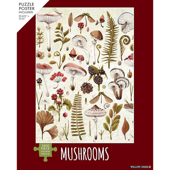 Mushrooms Jigsaw Puzzle- 1,000 pieces