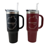 'Adirondacks' Travel Mug Tumbler- 40 oz (Four Colors/Styles)