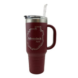 'Adirondacks' Travel Mug Tumbler- 40 oz (Four Colors/Styles)