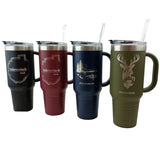 'Adirondacks' Travel Mug Tumbler- 40 oz (Four Colors/Styles)