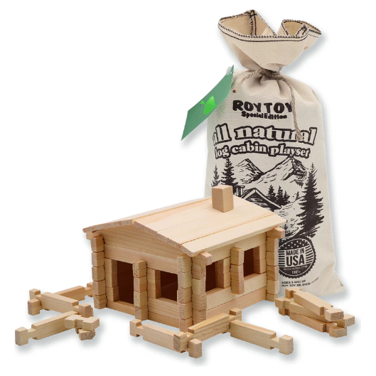 Log Cabin Playset in a Bag