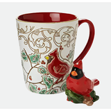 Red Cardinal Mug and Ornament Gift Set