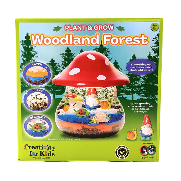 Gnome and Mushroom Terrarium