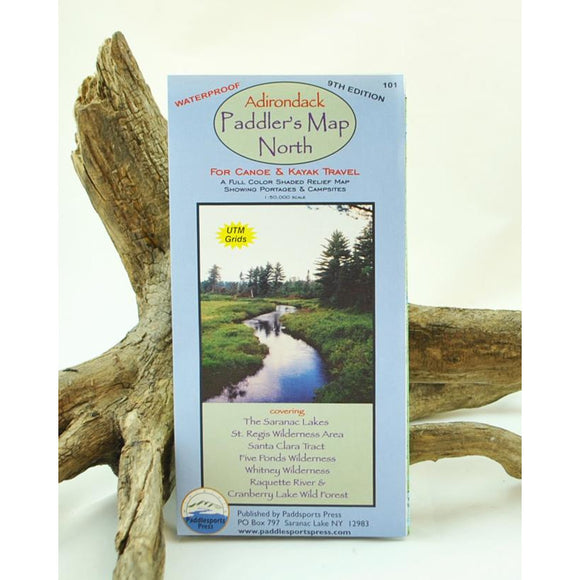 Adirondack Paddler's Map North