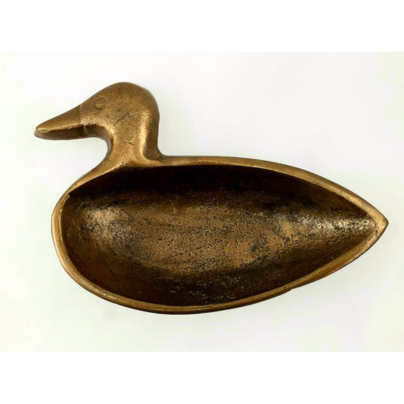 Golden Duck Trinket Tray