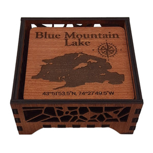 Blue Mountain Lake Coasters (set of 4)