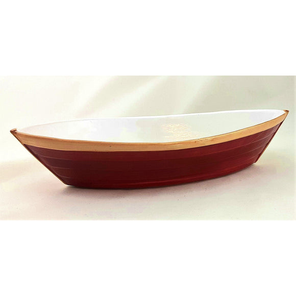 Ceramic Canoe Serving Dish