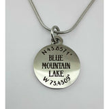 Blue Mountain Lake Necklace