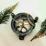 Vintage Brass Sundial Compass