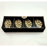 Mini Pinecone Ornaments (Set of 4)