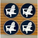Adirondack Chair Coaster Set