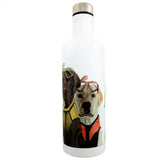 'The Musketeers' Double Walled Water Bottle w/ Dogs