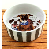 Porcelain Pet Bowl- Dogs (two sizes)
