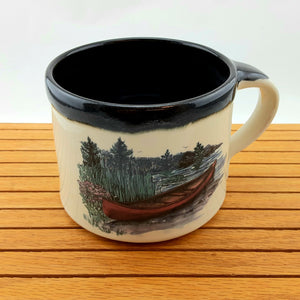 Red Canoe Soup Mug
