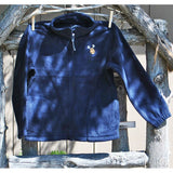 Youth Embroidered Moose Fleece Zip-Up (2 Colors)