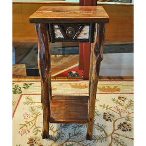 Barnwood Side Table (Available for Pick-Up Only)