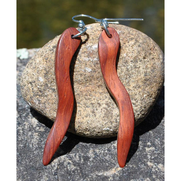 Hand Crafted Wooden Earrings (2 Styles Available)