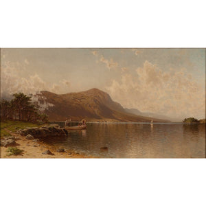 Boating Party on Lake George (Alfred Thomson Bricher, 28 1/2" x 18 5/8")