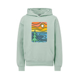 Hooded Youth Sweatshirt-Tree w/ Colors (2 Colors)