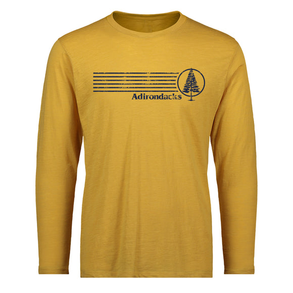 'Adirondacks' Stripes w/ Tree Long Sleeve Shirt (2 Colors)