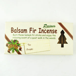 Balsam Fir Incense To/From