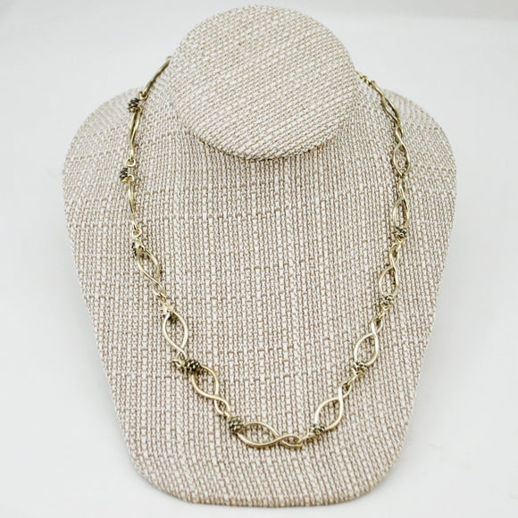 Pinecone-Figure 8 Necklace