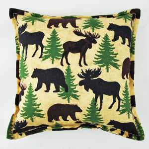 Bear & Moose Simhouette Balsam Pillow
