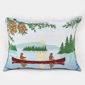 Canoe Tapestry Pillow