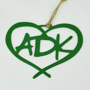 Love is in the Adirondacks Ornament (various colors)