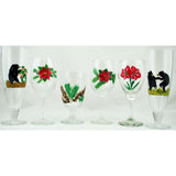 Hand-painted Wine Glasses