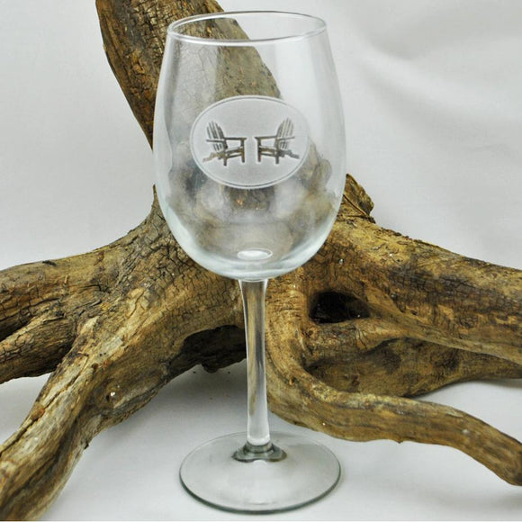 Adirondack Chairs Wine Glass