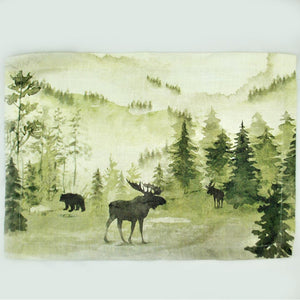 Watercolor Wildlife Placemat