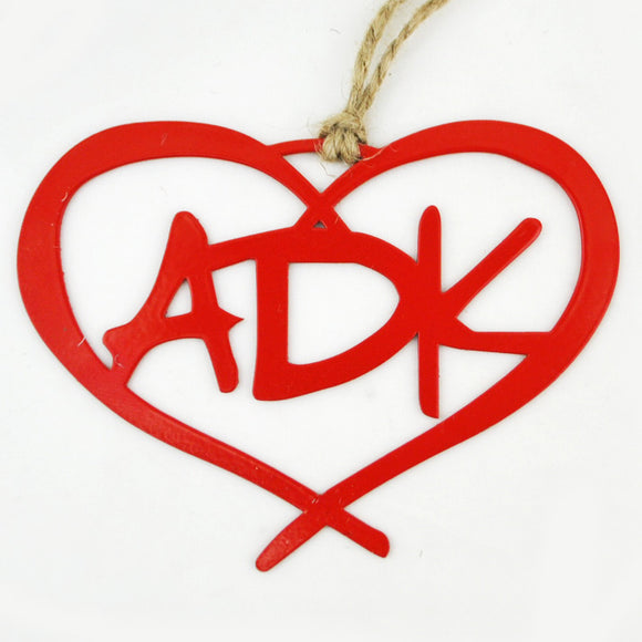 Love is in the Adirondacks Ornament (various colors)
