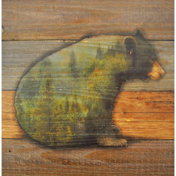 Scenic Bear Wall Plaque