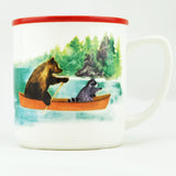 'Animals in a Canoe' Mug