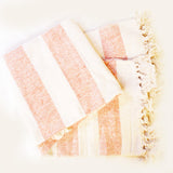 Handwoven Striped Throw Blanket