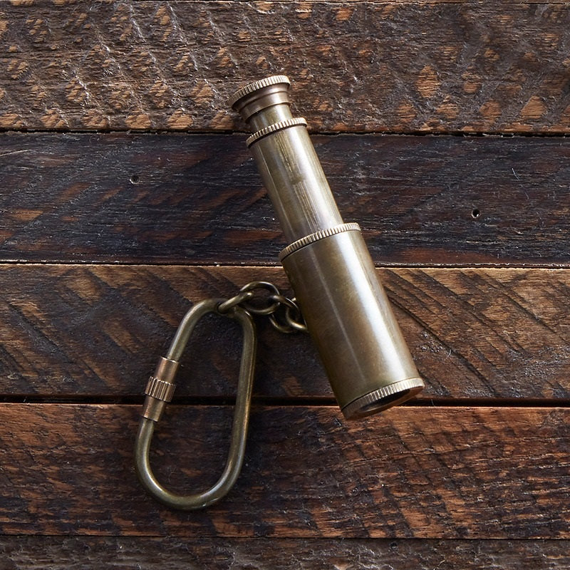 'Looking Ahead' Mini Telescope Keychain w/ Carabiner – The ADKX Store
